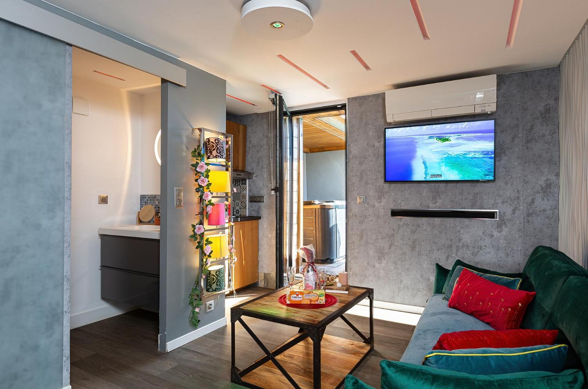 Gites Spa Strasbourg - Studio Romantique, Jacuzzi, Sauna, Terrasse Privee Furdenheim Экстерьер фото
